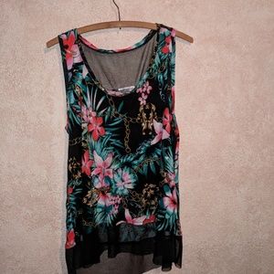 Jennifer Lopez - XL - Tropical Tank w/ Mesh